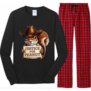 Justice For Peanut The Squirrel Maga Trump 2024 Vote Trump Long Sleeve Pajama Set