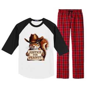 Justice For Peanut The Squirrel Maga Trump 2024 Vote Trump Raglan Sleeve Pajama Set