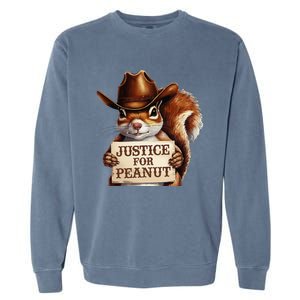 Justice For Peanut The Squirrel Maga Trump 2024 Vote Trump Garment-Dyed Sweatshirt