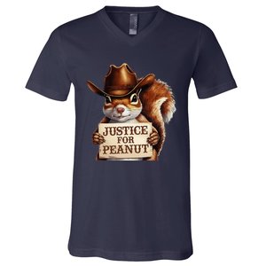 Justice For Peanut The Squirrel Maga Trump 2024 Vote Trump V-Neck T-Shirt