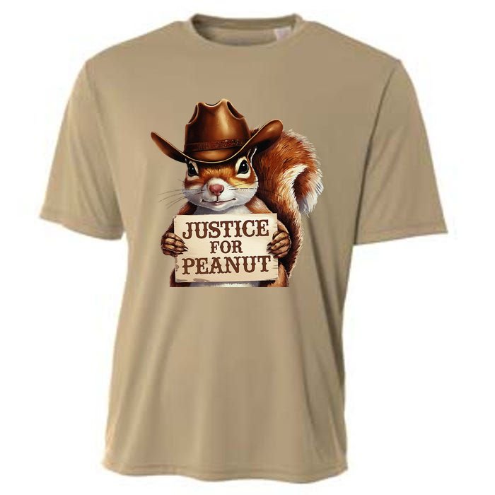 Justice For Peanut The Squirrel Maga Trump 2024 Vote Trump Cooling Performance Crew T-Shirt