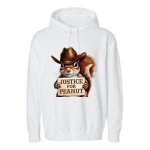 Justice For Peanut The Squirrel Maga Trump 2024 Vote Trump Garment-Dyed Fleece Hoodie