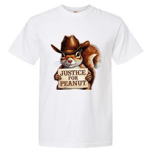 Justice For Peanut The Squirrel Maga Trump 2024 Vote Trump Garment-Dyed Heavyweight T-Shirt