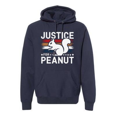 Justice For Peanut The Squirrel The Squirrel Pnut Premium Hoodie