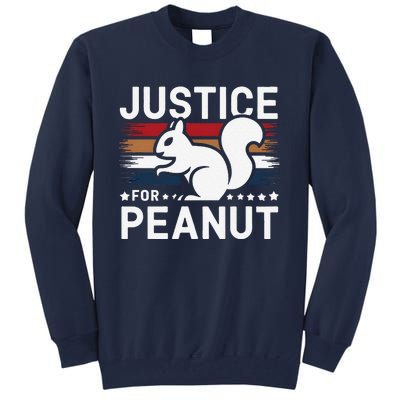 Justice For Peanut The Squirrel The Squirrel Pnut Tall Sweatshirt