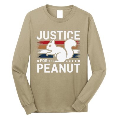 Justice For Peanut The Squirrel The Squirrel Pnut Long Sleeve Shirt