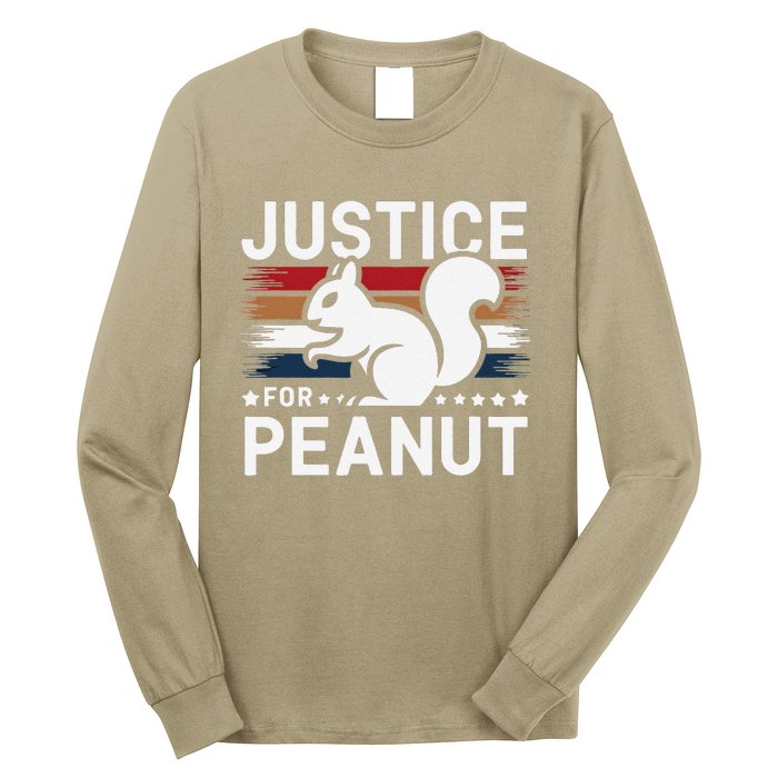 Justice For Peanut The Squirrel The Squirrel Pnut Long Sleeve Shirt