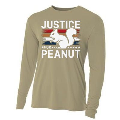 Justice For Peanut The Squirrel The Squirrel Pnut Cooling Performance Long Sleeve Crew