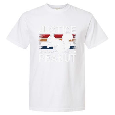 Justice For Peanut The Squirrel The Squirrel Pnut Garment-Dyed Heavyweight T-Shirt