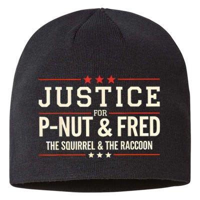 Justice For Pnut And Fred The Squirrel Peanut Justice Sustainable Beanie