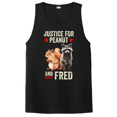 Justice For Peanut The Squirrel And Fred The Raccoon 2024 PosiCharge Competitor Tank