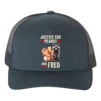 Justice For Peanut The Squirrel And Fred The Raccoon 2024 Yupoong Adult 5-Panel Trucker Hat