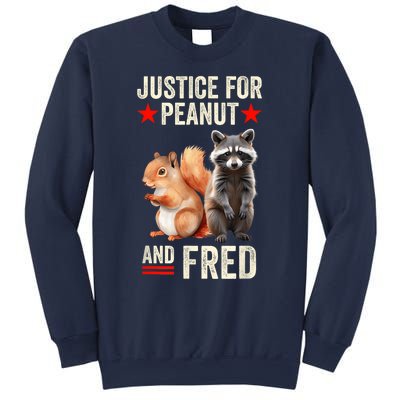 Justice For Peanut The Squirrel And Fred The Raccoon 2024 Sweatshirt