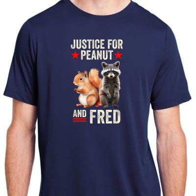 Justice For Peanut The Squirrel And Fred The Raccoon 2024 Adult ChromaSoft Performance T-Shirt