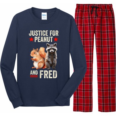 Justice For Peanut The Squirrel And Fred The Raccoon 2024 Long Sleeve Pajama Set