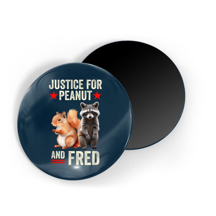 Justice For Peanut The Squirrel And Fred The Raccoon 2024 Magnet