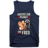 Justice For Peanut The Squirrel And Fred The Raccoon 2024 Tank Top