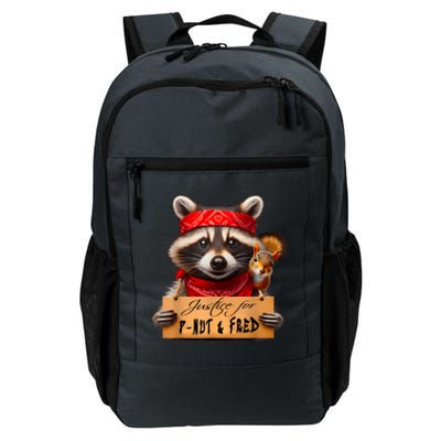 Justice For Peanut The Squirrel Pnut & Fred The Raccoon Daily Commute Backpack