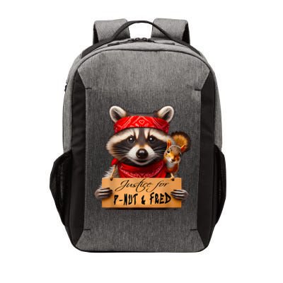 Justice For Peanut The Squirrel Pnut & Fred The Raccoon Vector Backpack