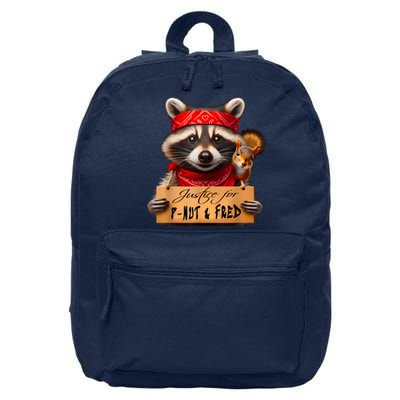 Justice For Peanut The Squirrel Pnut & Fred The Raccoon 16 in Basic Backpack