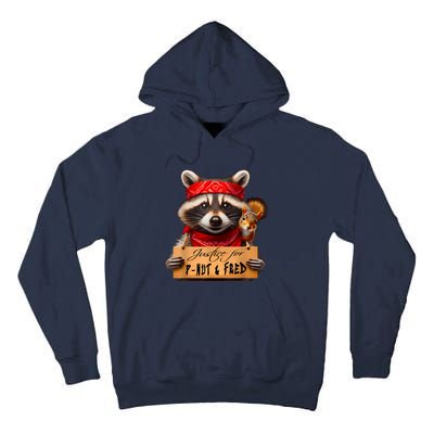 Justice For Peanut The Squirrel Pnut & Fred The Raccoon Tall Hoodie