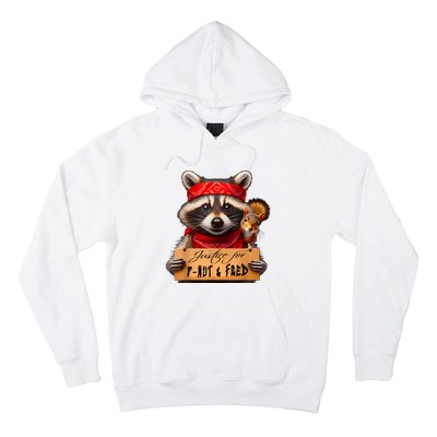 Justice For Peanut The Squirrel Pnut & Fred The Raccoon Hoodie