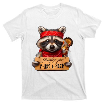 Justice For Peanut The Squirrel Pnut & Fred The Raccoon T-Shirt