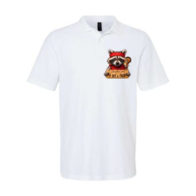 Justice For Peanut The Squirrel Pnut & Fred The Raccoon Softstyle Adult Sport Polo