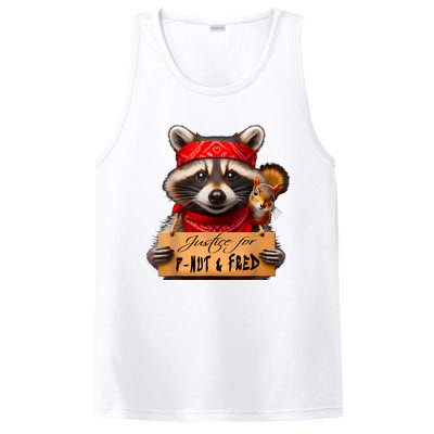 Justice For Peanut The Squirrel Pnut & Fred The Raccoon PosiCharge Competitor Tank