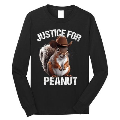 Justice For Peanut The Squirrel Peanut Squirrel Long Sleeve Shirt