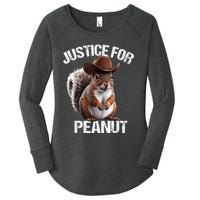 Justice For Peanut The Squirrel Peanut Squirrel Women's Perfect Tri Tunic Long Sleeve Shirt