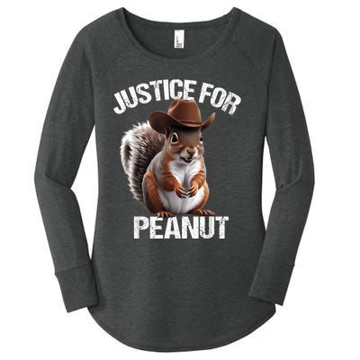 Justice For Peanut The Squirrel Peanut Squirrel Women's Perfect Tri Tunic Long Sleeve Shirt