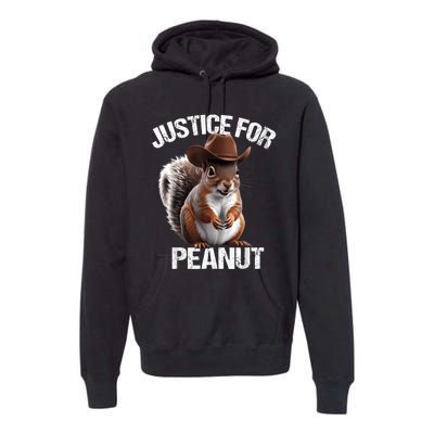 Justice For Peanut The Squirrel Peanut Squirrel Premium Hoodie