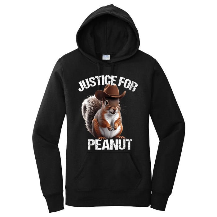 Justice For Peanut The Squirrel Peanut Squirrel Women's Pullover Hoodie