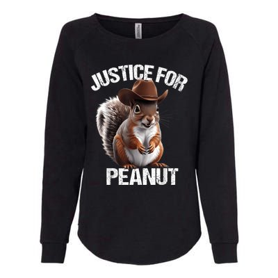 Justice For Peanut The Squirrel Peanut Squirrel Womens California Wash Sweatshirt