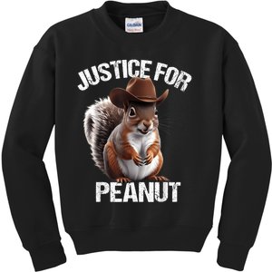 Justice For Peanut The Squirrel Peanut Squirrel Kids Sweatshirt