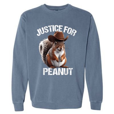 Justice For Peanut The Squirrel Peanut Squirrel Garment-Dyed Sweatshirt