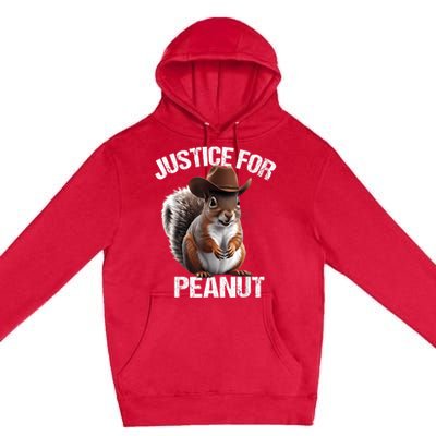 Justice For Peanut The Squirrel Peanut Squirrel Premium Pullover Hoodie