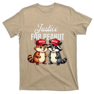 Justice For Peanut Raccoon Hat Lovers Funny Present T-Shirt