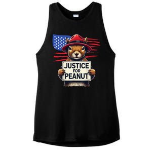 Justice For Peanut The Squirrel Ladies PosiCharge Tri-Blend Wicking Tank