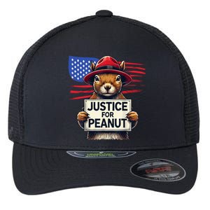 Justice For Peanut The Squirrel Flexfit Unipanel Trucker Cap