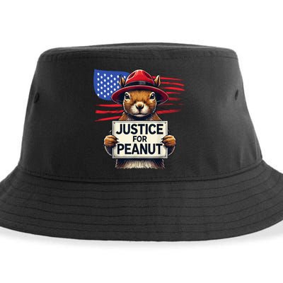 Justice For Peanut The Squirrel Sustainable Bucket Hat