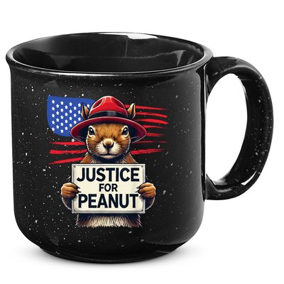 Justice For Peanut The Squirrel 15oz Campfire Ceramic Mug