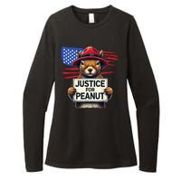 Justice For Peanut The Squirrel Womens CVC Long Sleeve Shirt