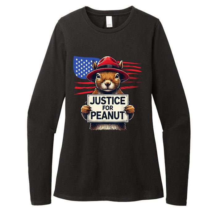 Justice For Peanut The Squirrel Womens CVC Long Sleeve Shirt