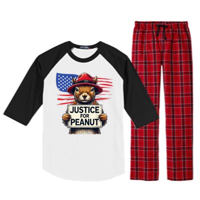 Justice For Peanut The Squirrel Raglan Sleeve Pajama Set