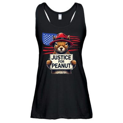 Justice For Peanut The Squirrel Ladies Essential Flowy Tank