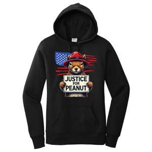 Justice For Peanut The Squirrel Women's Pullover Hoodie