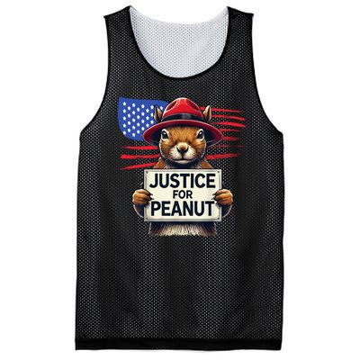 Justice For Peanut The Squirrel Mesh Reversible Basketball Jersey Tank