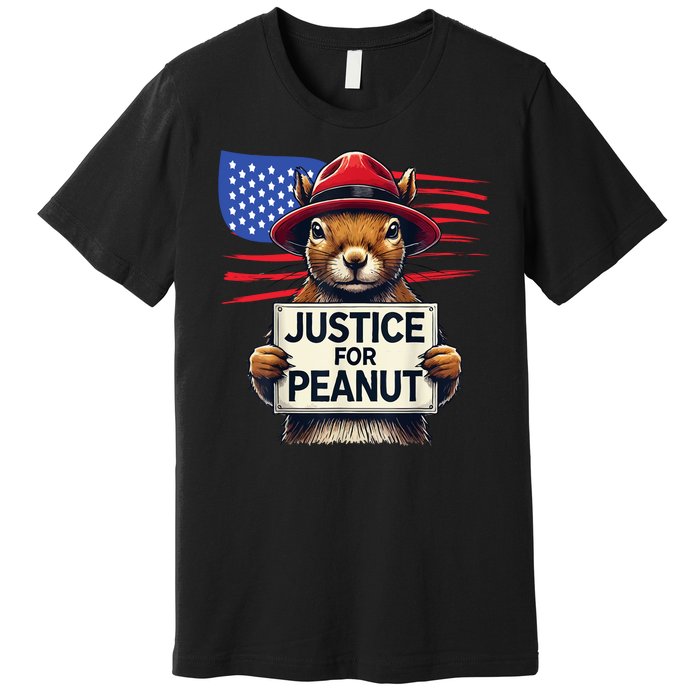 Justice For Peanut The Squirrel Premium T-Shirt